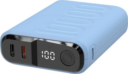 RealPower PB-10000 C Powerbank 10000 mAh USB PD Violett