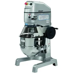 Krefft Planeten-Rühr- und Knetmaschine PR30-T, schweres und leistungsstarkes Standmodell zum Rühren, Kneten und Mischen, 400 V, Kesselvolumen 30 Liter