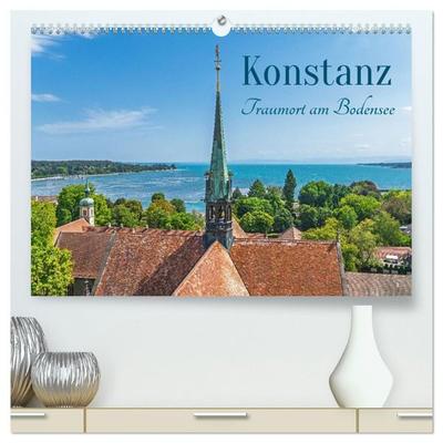 Konstanz - Traumort am Bodensee (hochwertiger Premium Wandkalender 2027 DIN A2 quer), Kunstdruck in Hochglanz
