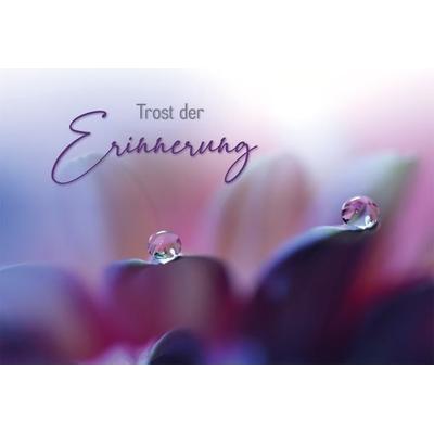 Trauerkarte - Trost der Erinnerung