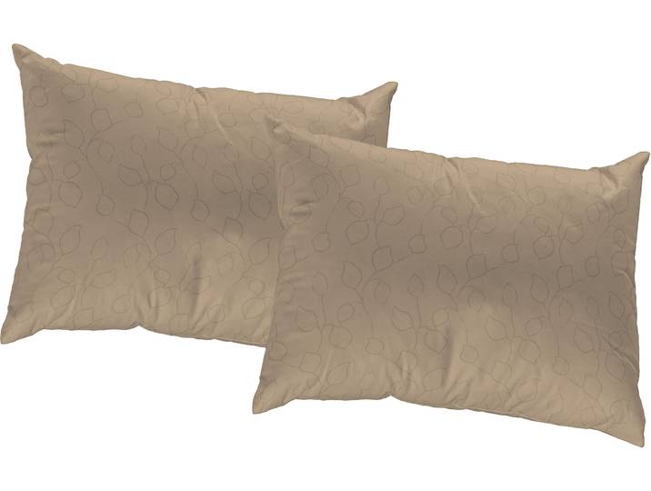 Dekokissen WIRTH Westport Gr. 3, grau (taupe, ranken), B:40cm L:60cm, Obermaterial: 100% Polyester, Dekokissen_Sitzkissen_Kissenhüllen, Dekokissen