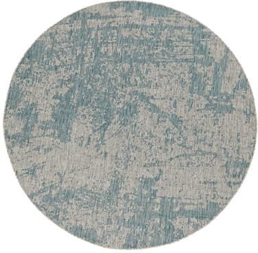 Porch & Den Annadel Teal Strokes Area Rug