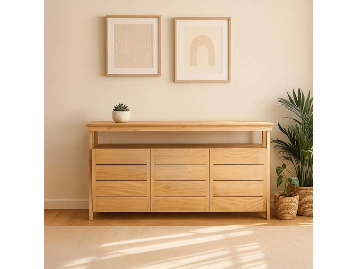 Buffet en bois naturel - Nandini