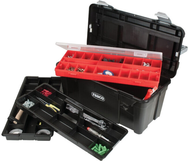 Mallette à outils Toolbox 35-50 B580xP290xH285mm plastique ABS RAACO (715195)
