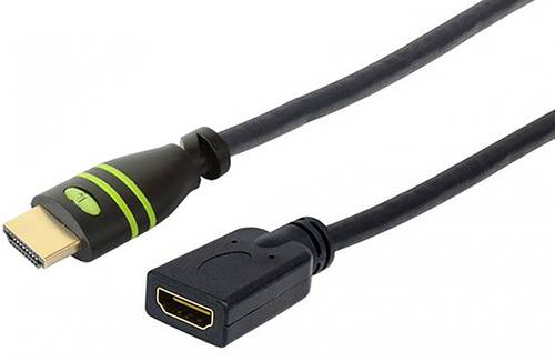 TECHly HDMI Anschlusskabel 7.50m Schwarz ICOC-HDMI2-4-EXT075 HDMI-Kabel