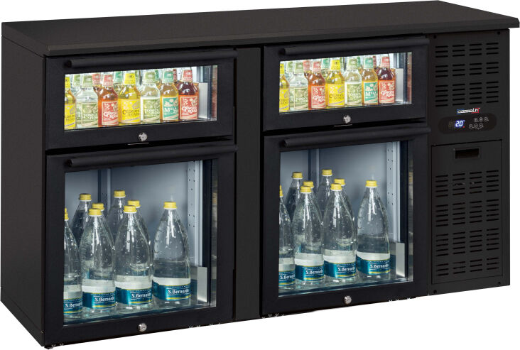 Casselin Back Bar 2 x 2 Cassetti Misto Vetro
