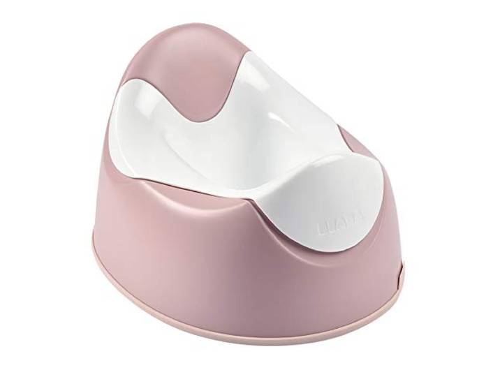 BÉABA, potje oefenen baby zindelijkheid, ergonomisch, met handgrepen op de zitting, anti-slip, hygienisch, makkelijk schoon te maken, gemaakt in Frankrijk, Old Pink
