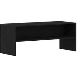 vidaXL TV-Schrank Schwarz Eichen-Optik 100x40x40 cm Holzwerkstoff