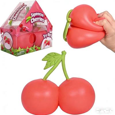 JoyToys Cherry Bliss Stress Relief Toy Slow Rebound Squishy Sensory Fidget Squeeze Toy For Adults Cherry Bliss Stress Relief Toy Slow Rebound Squishy Sensory Fidget Squeeze Toy For Adults