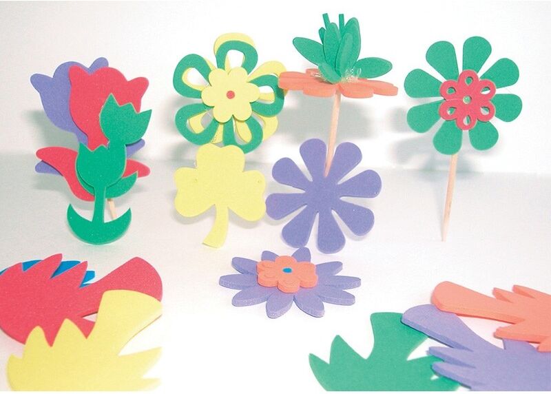 Blister 200 formes en mousse Fleurs - OZ International