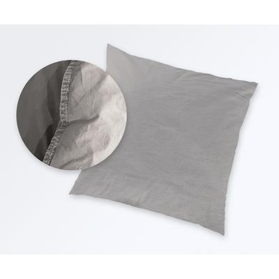 Kissenbezüge PRIMERA "Kissenbezüge »Stone Washed«, Primera (2 Stück)", grau (kitt), B:80cm L:80cm, Renforcé, Obermaterial: 100% Baumwolle, Kissenbezüge, mit Stone-Washed Optik