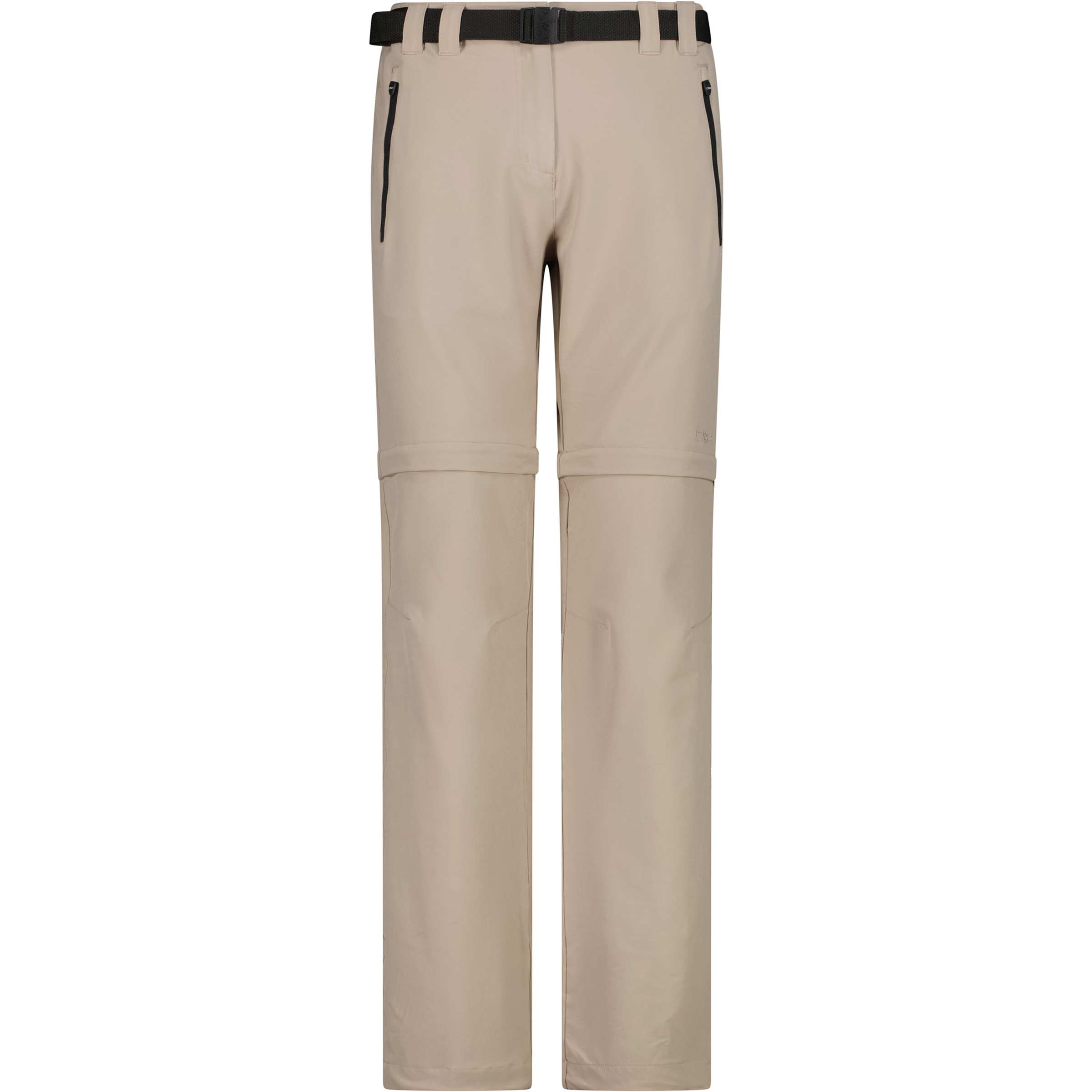 CMP Zip Off Hose Damen Zip-Hosen beige Größe XXL Trekking Elastisch