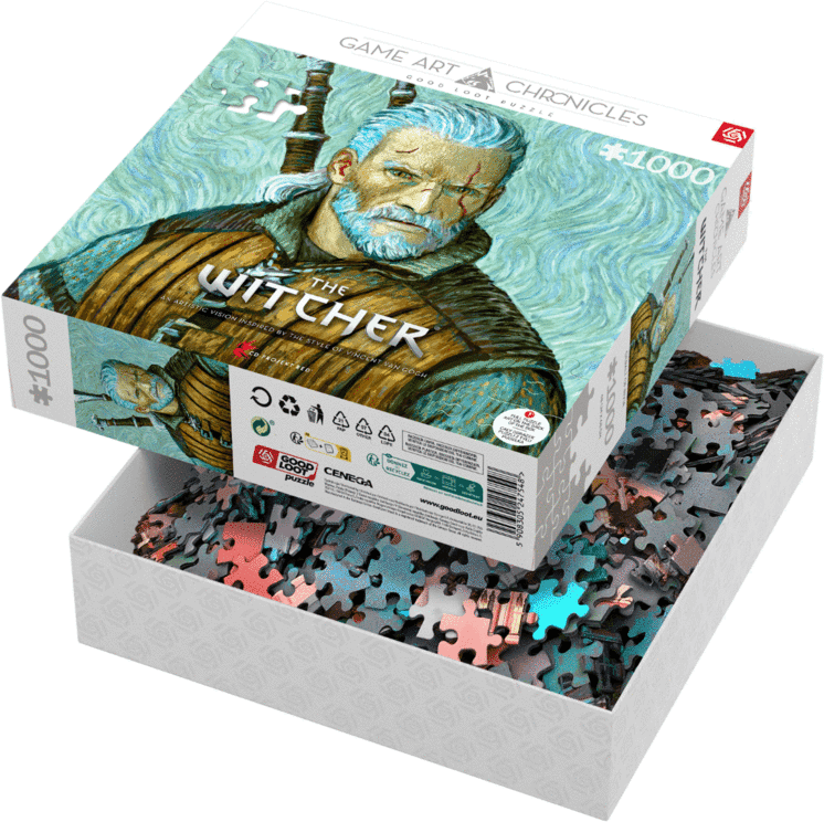 Good Loot Game Art Chronicles Puzzle: The Witcher Geralt & Vincent van Gogh