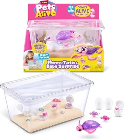ZURU Pets Alive - Mama Turtle & Baby Surprise
