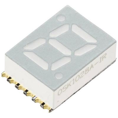 TRU COMPONENTS SMD-LED Gelb 6 mcd Einzelziffer-Display