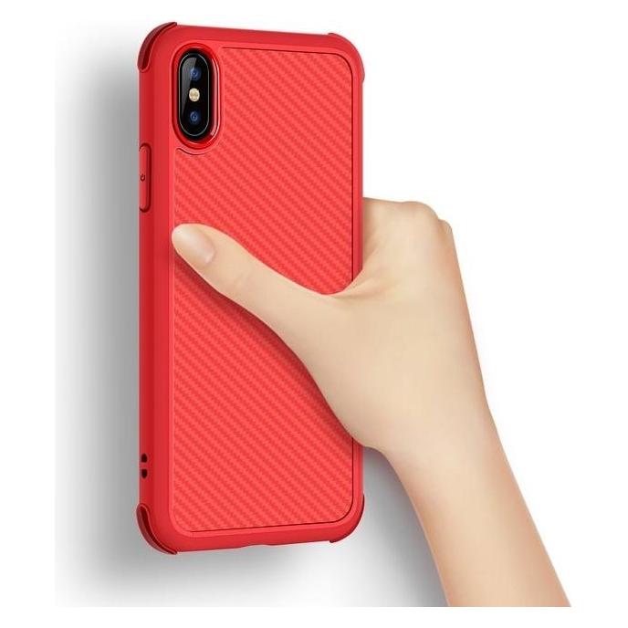 Devia Shark1 Shockproof Case iPhone XS Max (6.5) red (Apple iPhone XS Max) (102010442501)