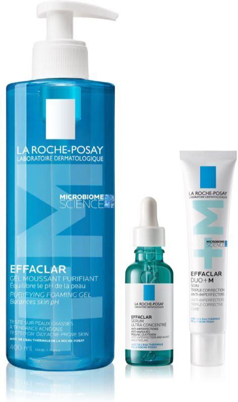 La Roche-Posay Effaclar Anti Imperfection Routine set to treat skin imperfections