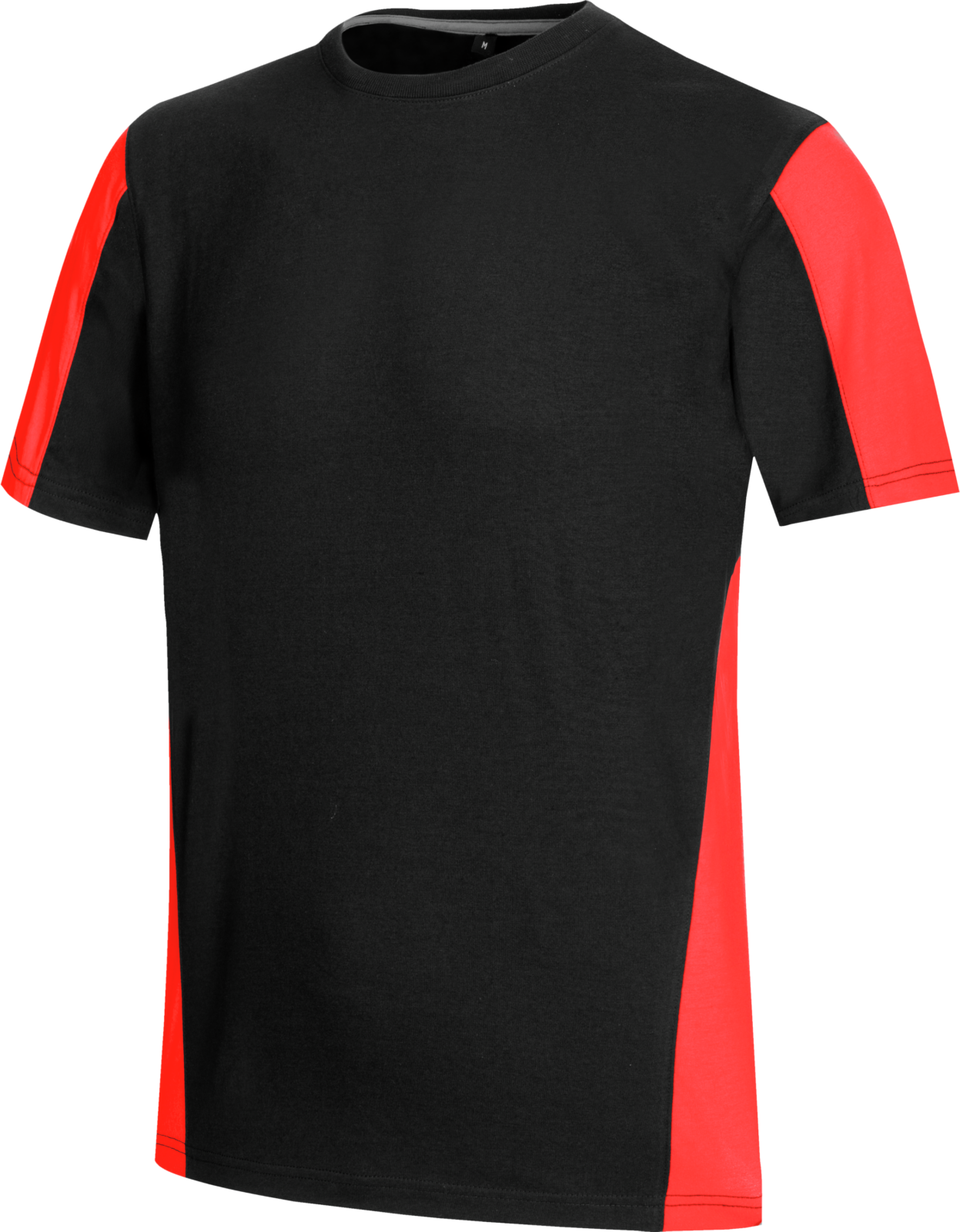 WÜRTH MODYF T-shirt de travail bicolore JOB+ BICOLOR noir/rouge Rouge