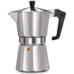 Pezzetti Espressokocher 6 Tassen, Espressokocher, Silber