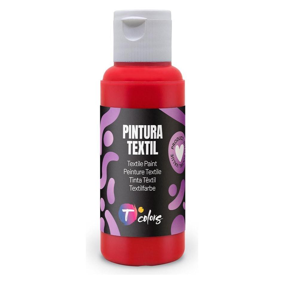 Colors 80 ml red textile paint (80 ml) (68131779)