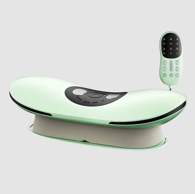 Inspire Curations Electric Lumbar Traction Device With Heat And Adjustable Air Compression Back Stretcher new Green
