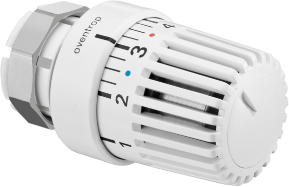 Oventrop Thermostatkopf Uni LV Vaillant 1616001 weiss, für Vaillant Thermostatventile