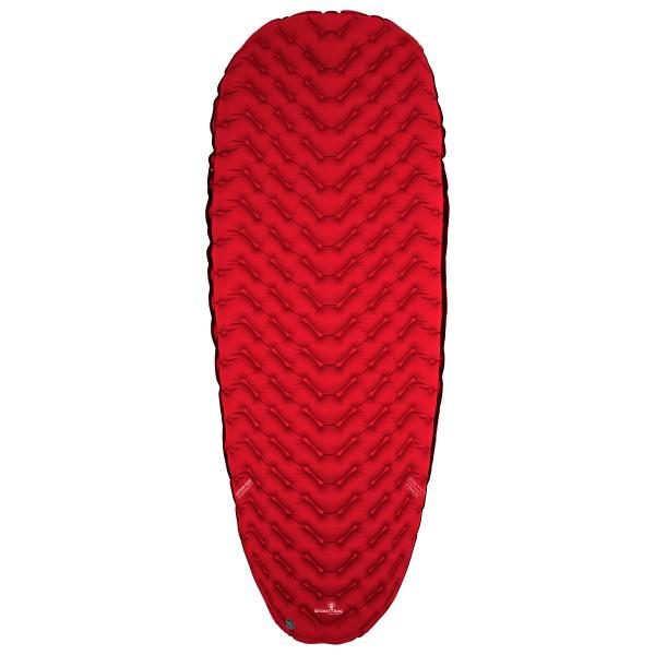 Grüezi Bag - Downwool Mat Trekking Light - Isomatte Gr 185 x 64 x 8 cm - M Rot