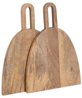 Kate and Laurel Staven 2 Piece Wood Serving Board Set