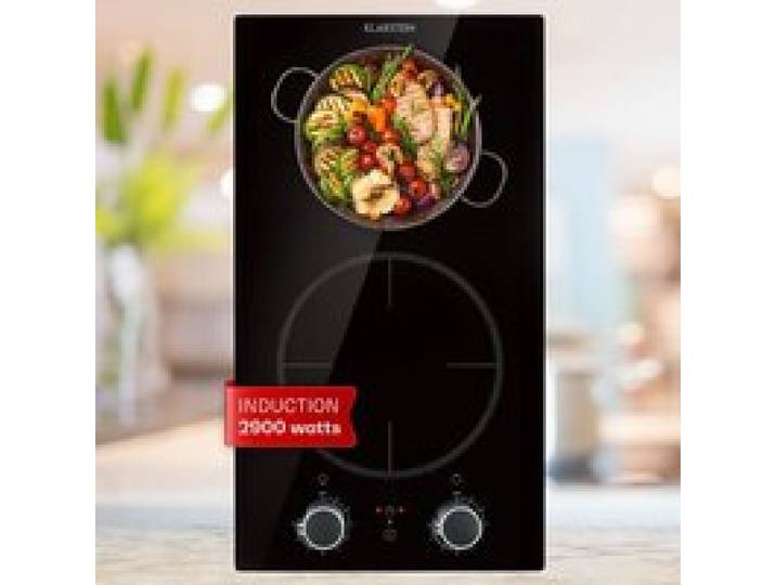 Klarstein Kochheld Plaque de cuisson à induction 2 zones 2900W verre noir