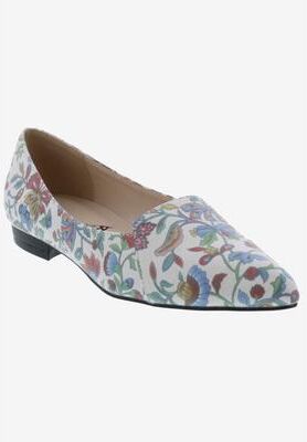Women's Flora Loafer by Bellini in Blue Flower (Size 6 1/2 M)