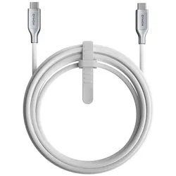 Nomad Kevlar USB-C to USB-C Cable 3 m White (3 m, USB 2.0, 240 W), USB Kabel