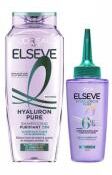 L'Oréal Paris Elseve Hyaluron Pure Shampoing Purifiant 72H Racines Grasses 250 ml + Elseve Hyaluron Pure Sérum Purifiant Complexe Exfoliant Racines Grasses 102 ml - Lot