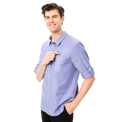 Chef Works® Herrenhemd MODERN OXFORD Classic Stretch, Blue, Größe L