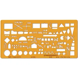STANDARDGRAPH Zeichenschablone NATO Truppenzeichen 8355