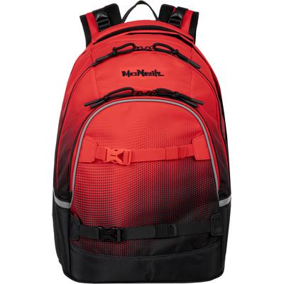 Schulrucksack MCNEILL "Milo", Kinder, Gr. B/H/T: 30cm x 43cm x 23cm, rot (cranberry), Polyester, Rucksäcke Schulrucksack