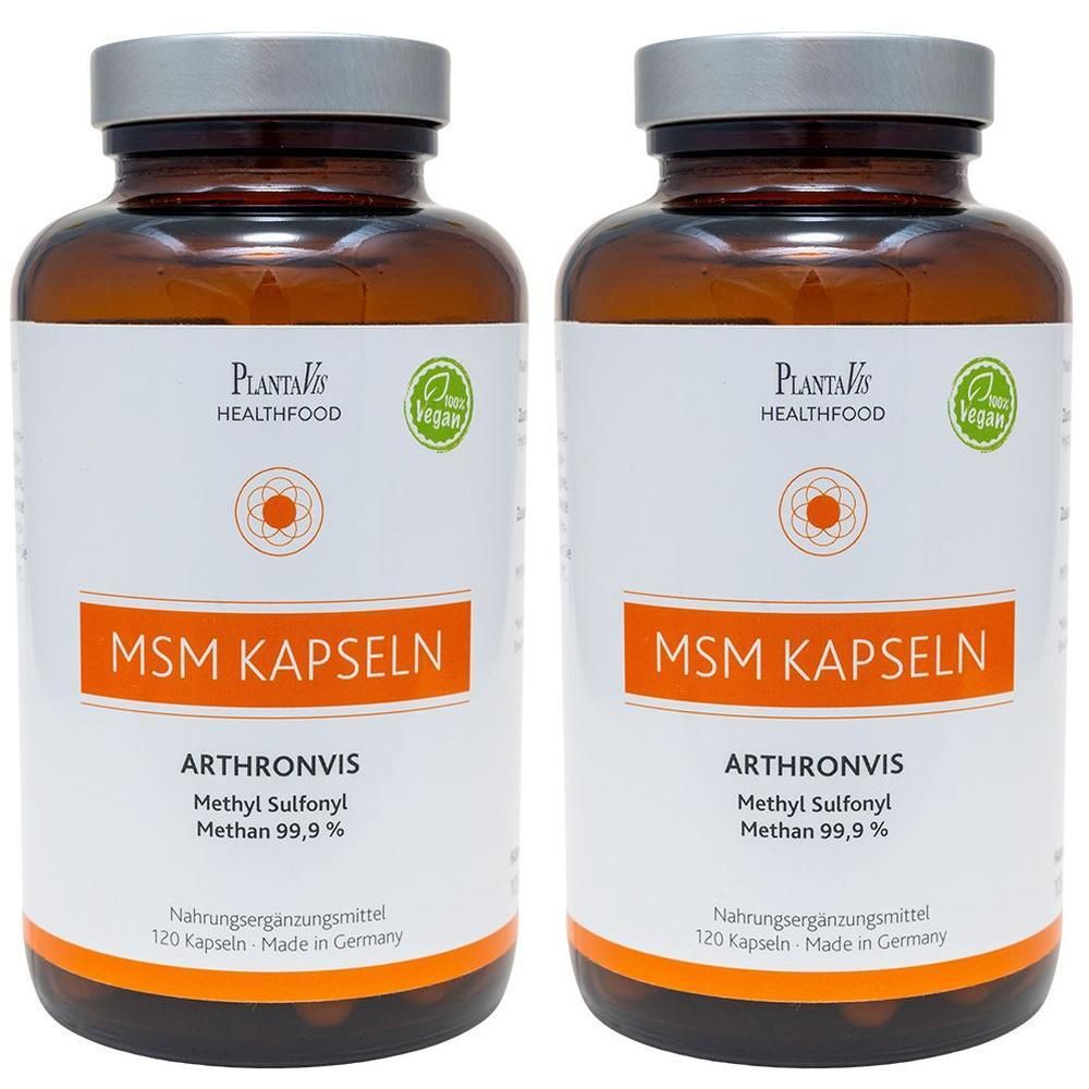 MSM Kapseln Arthronvis Methyl Sulfon.Methan 99,9% 2x 2x120 St