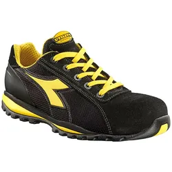 Diadora Utility Glove Tex Low S1PS, Sicherheitsschuhe Unisex - Schwarz/Gelb - 45 EU