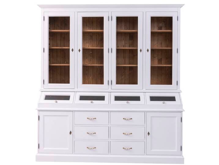 Vintage Esszimmerschrank weiß