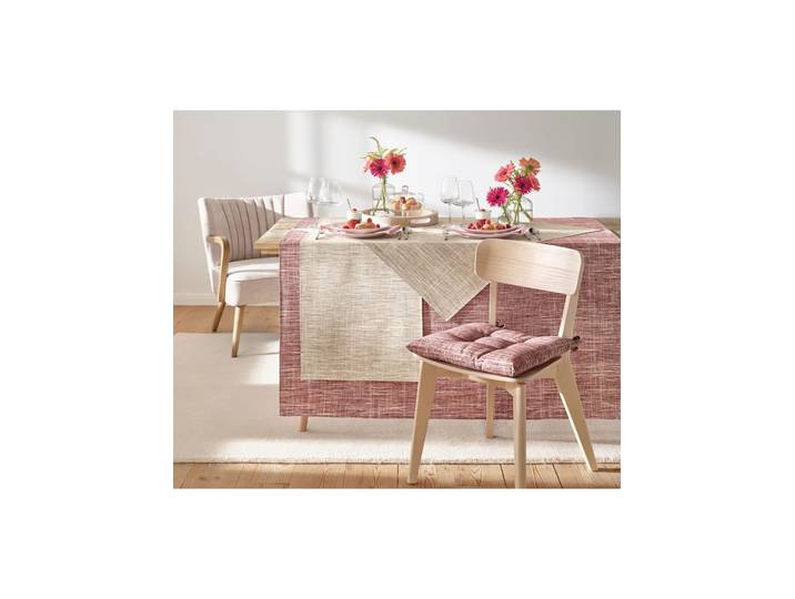 Tischdecke Gr. 7, beige (beige, gemustert), B:40cm L:40cm, Tischdecken, Tischdecke