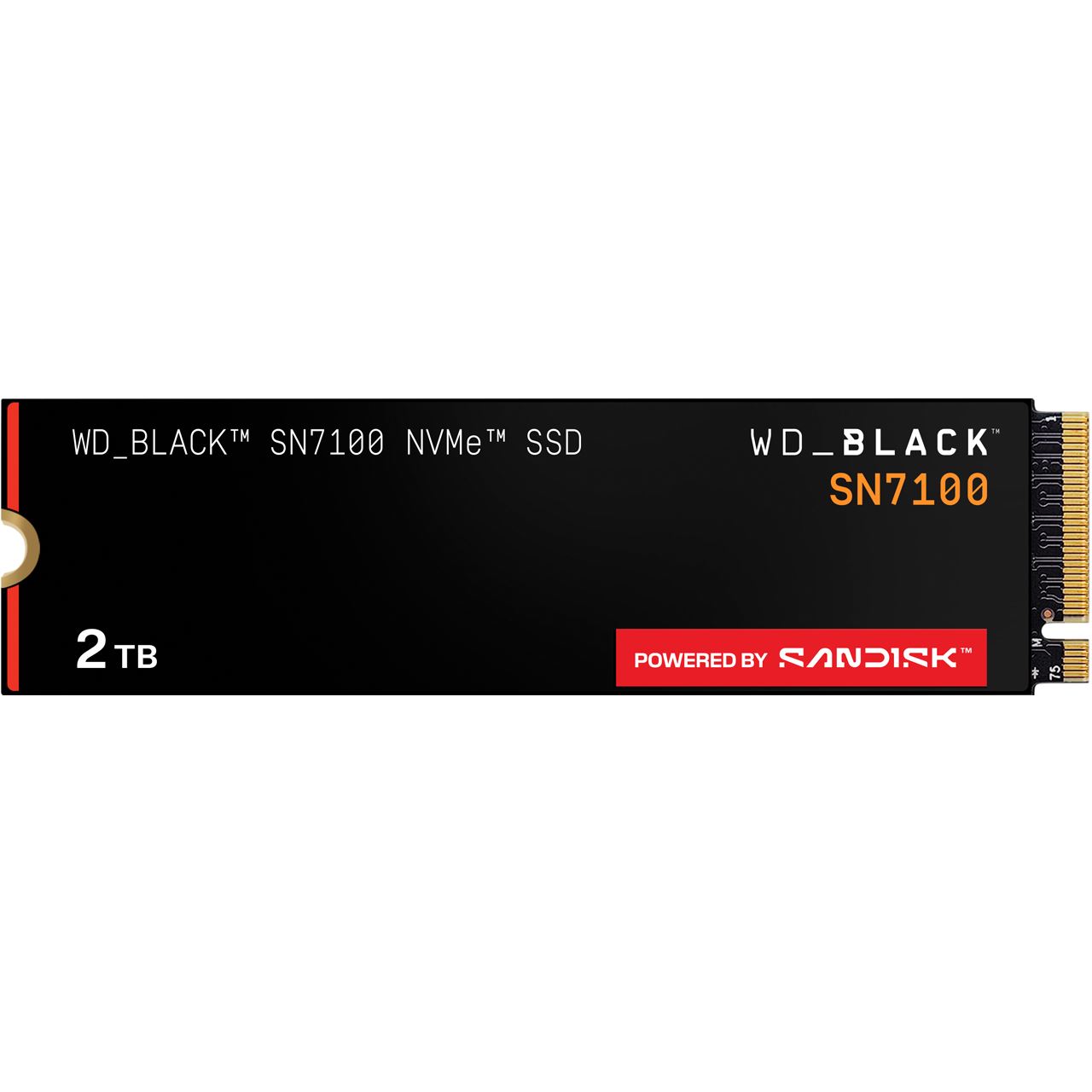 2TB SanDisk WD Black SN7100 M.2 2280 PCIe 4.0 x4 3D-NAND TLC (WDBELG0020BBK-WRSN)