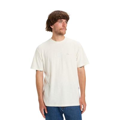 Sporttop QUIKSILVER "Slub Roundneck", Herren, Gr. XS, weiß, Obermaterial: 100% Baumwolle., Tops Sporttop