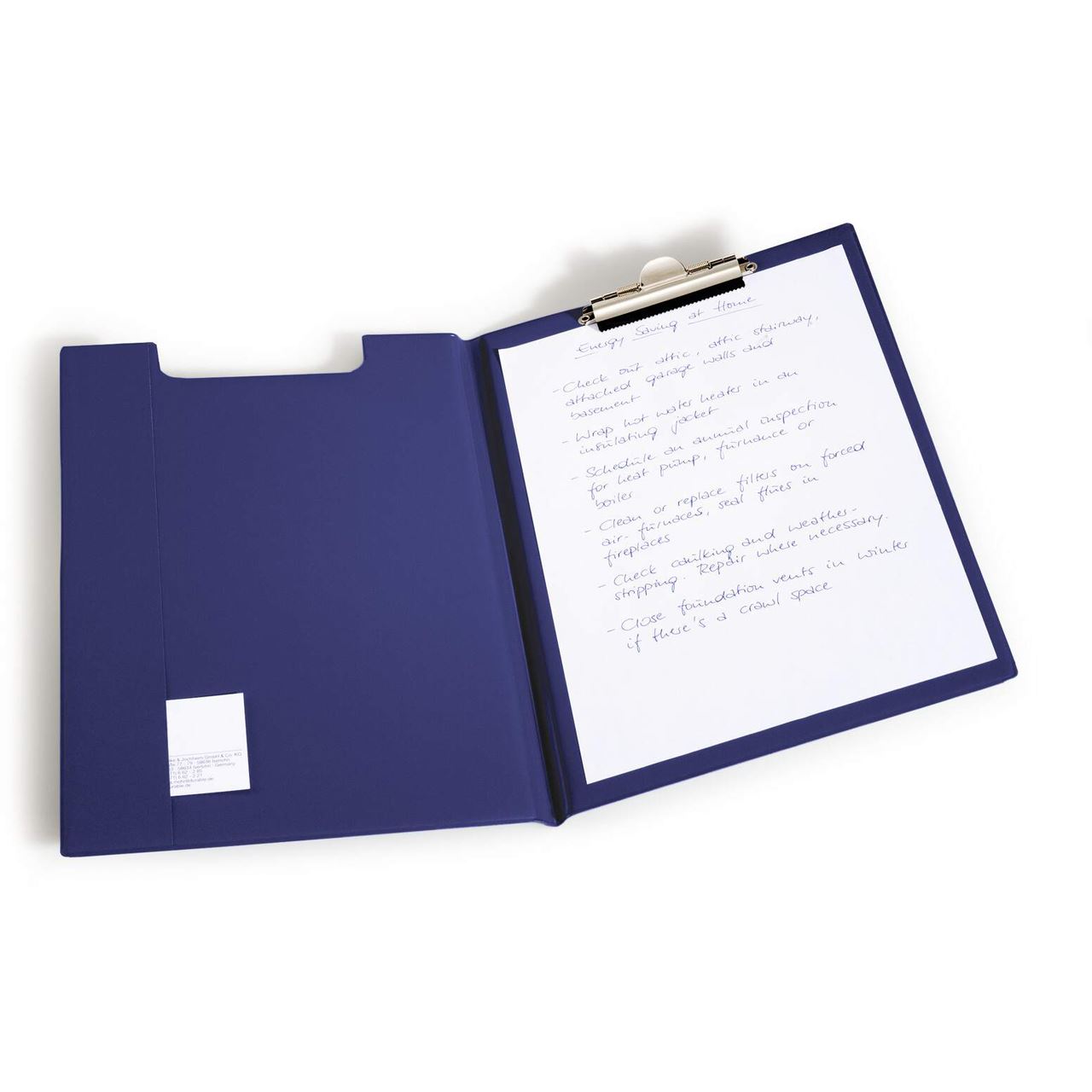DURABLE Klemmbrettmappe 235707 DIN A4 blau Kunststoff