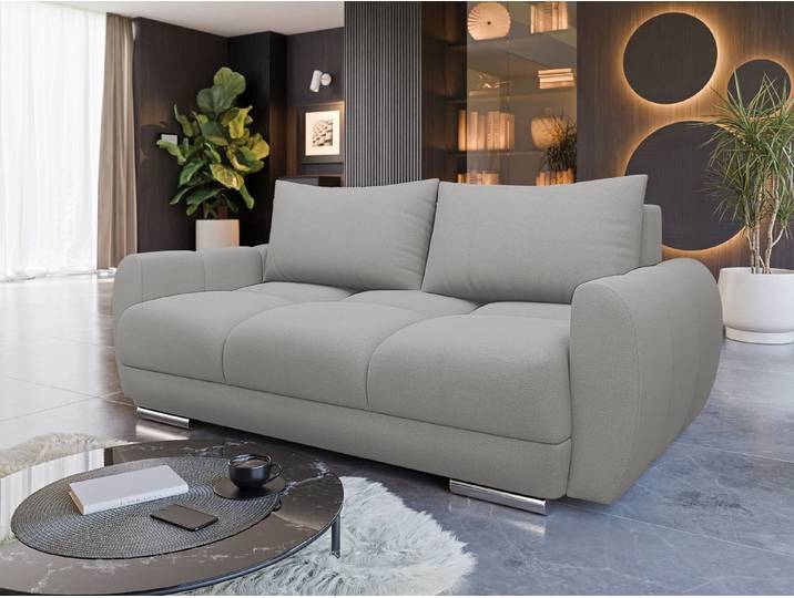 MIRJAN24 Sofa Logo 2, Rückenlehne in Form beweglicher Kissen, 186x97x89 cm
