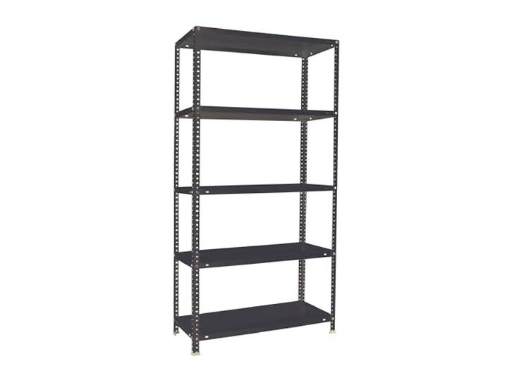 Simon Rack Metallregal 2000x1000x400 mm - Comfort 5 Höhen, Metallablage, Biegepunkt 100 kg, Korrosionsschutzlackierung, Montage mit Schrauben, Anthrazit
