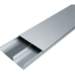 Hager UK240382 Unterflurkanal 2-zügig estrichüberdeckt aus Stahlblech UK 240x38mm