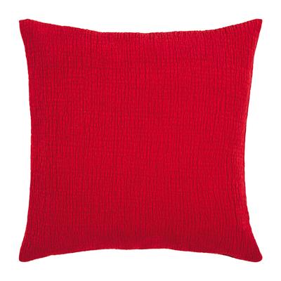 Dekokissen PAD "Fashion", rot, unifarben, B:60cm L:60cm, Polyester, Dekokissen_Sitzkissen_Kissenhüllen, aus einer italienischen Fashionweberei