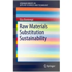 Raw Materials Substitution Sustainability, Fachbücher von Elza Bontempi
