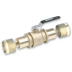 Presskugelhahn für Fernwärmeleitung Heizung, PN6 (Ausführung: 32 mm)
