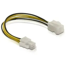 DeLOCK Power cable P4 male/female 0,15 m
