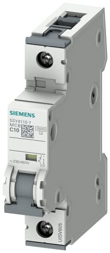 Siemens automatische schakelaar 70 accesoriable 10 KA curva-c 1 pole 10 A